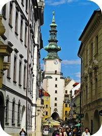 bratislava city michael s gate bratislava michaeler tor bratislava porta di san michele bratislava michaels port